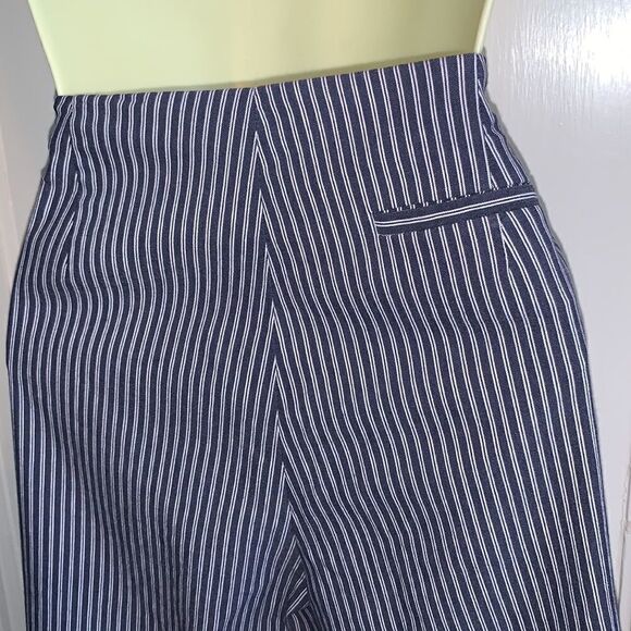 Company Ellen Tracy navy blue striped pants - Picture 6 of 8